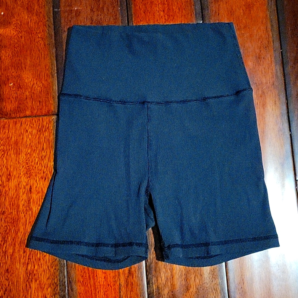 Aerie ribbed high waist bike shorts